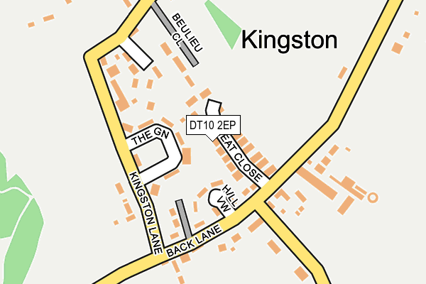 DT10 2EP map - OS OpenMap – Local (Ordnance Survey)