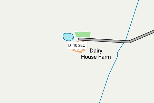 DT10 2EQ map - OS OpenMap – Local (Ordnance Survey)