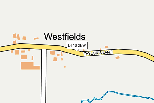 DT10 2EW map - OS OpenMap – Local (Ordnance Survey)