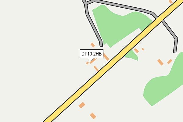 DT10 2HB map - OS OpenMap – Local (Ordnance Survey)