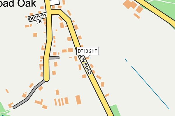 DT10 2HF map - OS OpenMap – Local (Ordnance Survey)