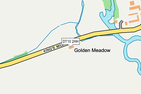 DT10 2HH map - OS OpenMap – Local (Ordnance Survey)