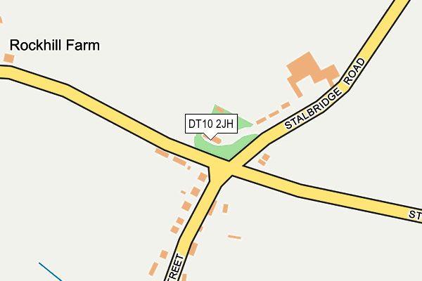 DT10 2JH map - OS OpenMap – Local (Ordnance Survey)