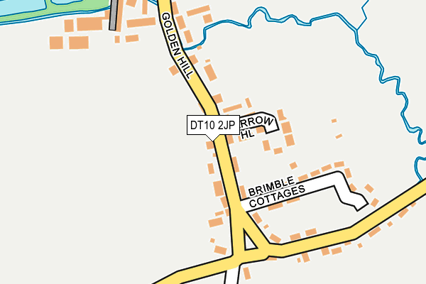 DT10 2JP map - OS OpenMap – Local (Ordnance Survey)