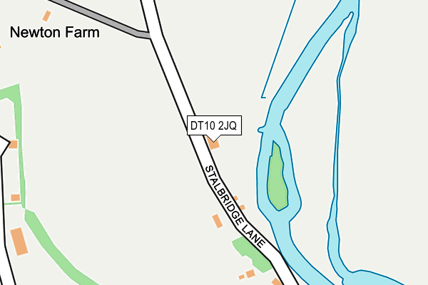 DT10 2JQ map - OS OpenMap – Local (Ordnance Survey)