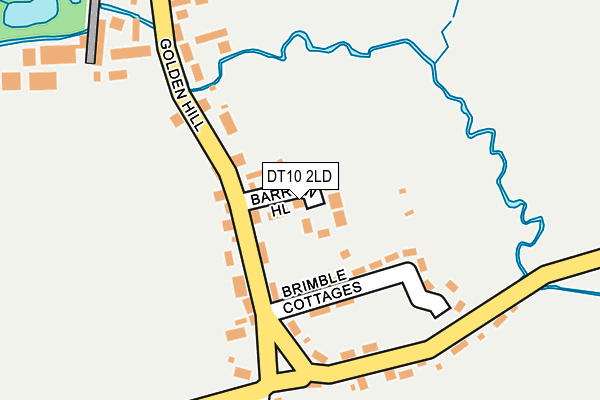 DT10 2LD map - OS OpenMap – Local (Ordnance Survey)