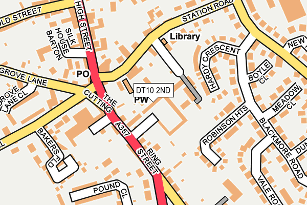 DT10 2ND map - OS OpenMap – Local (Ordnance Survey)