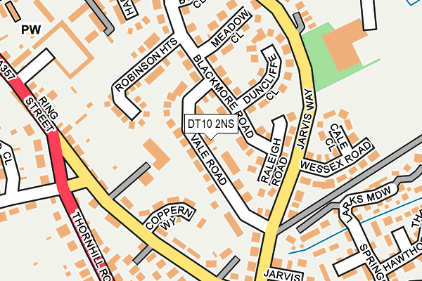 DT10 2NS map - OS OpenMap – Local (Ordnance Survey)