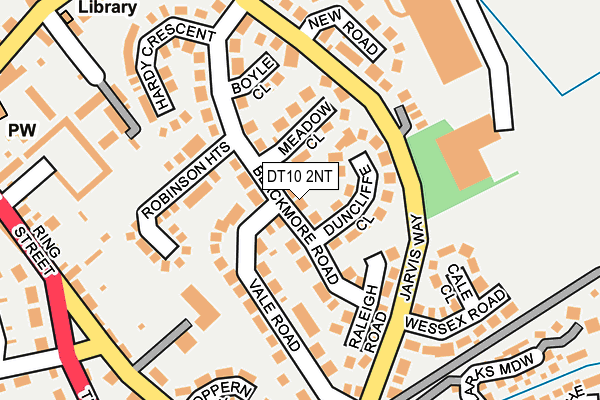 DT10 2NT map - OS OpenMap – Local (Ordnance Survey)