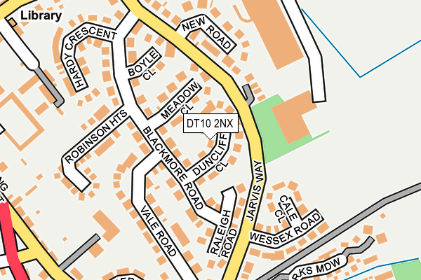 DT10 2NX map - OS OpenMap – Local (Ordnance Survey)