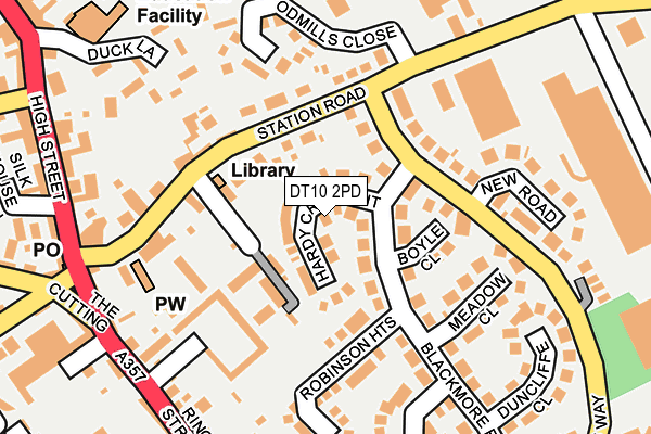 DT10 2PD map - OS OpenMap – Local (Ordnance Survey)