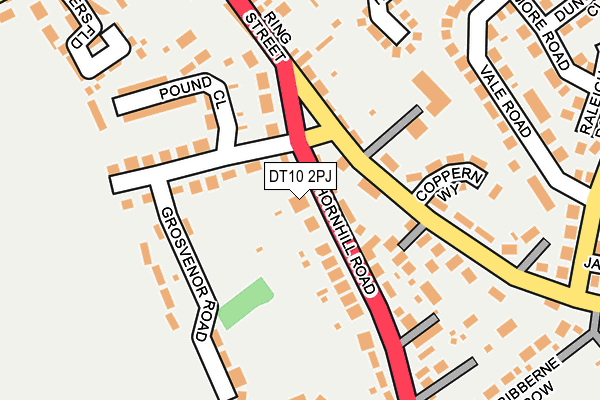 DT10 2PJ map - OS OpenMap – Local (Ordnance Survey)