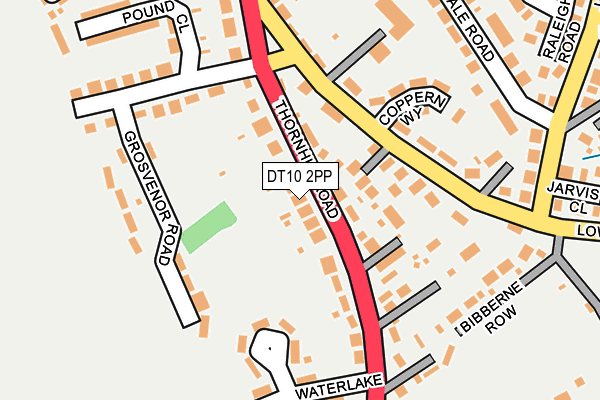 DT10 2PP map - OS OpenMap – Local (Ordnance Survey)