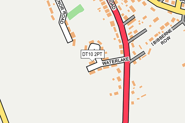 DT10 2PT map - OS OpenMap – Local (Ordnance Survey)