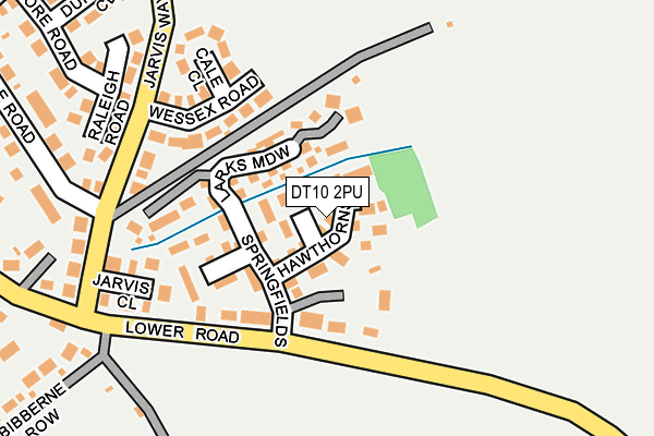 DT10 2PU map - OS OpenMap – Local (Ordnance Survey)