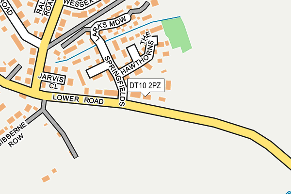 DT10 2PZ map - OS OpenMap – Local (Ordnance Survey)