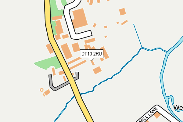 DT10 2RU map - OS OpenMap – Local (Ordnance Survey)