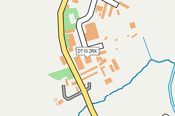 DT10 2RX map - OS OpenMap – Local (Ordnance Survey)