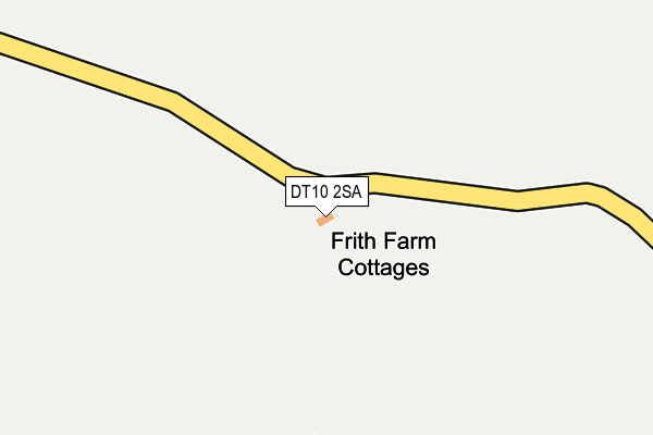 DT10 2SA map - OS OpenMap – Local (Ordnance Survey)