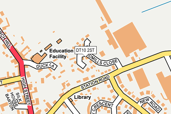 DT10 2ST map - OS OpenMap – Local (Ordnance Survey)