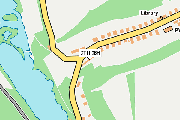 DT11 0BH map - OS OpenMap – Local (Ordnance Survey)