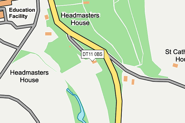 DT11 0BS map - OS OpenMap – Local (Ordnance Survey)