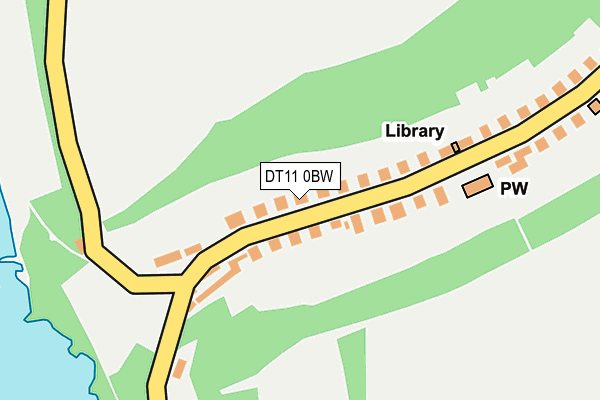 DT11 0BW map - OS OpenMap – Local (Ordnance Survey)