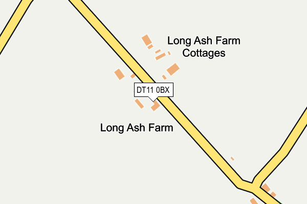 DT11 0BX map - OS OpenMap – Local (Ordnance Survey)