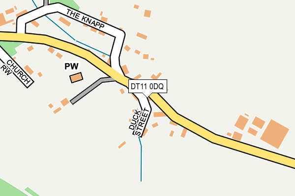 DT11 0DQ map - OS OpenMap – Local (Ordnance Survey)