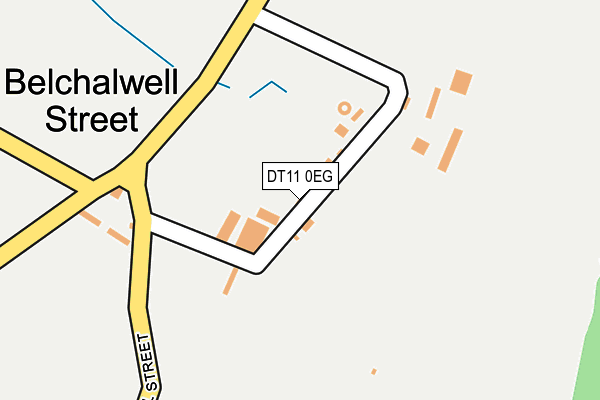 DT11 0EG map - OS OpenMap – Local (Ordnance Survey)