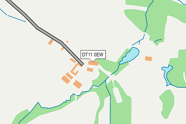 DT11 0EW map - OS OpenMap – Local (Ordnance Survey)