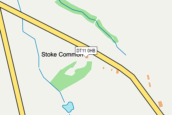 DT11 0HB map - OS OpenMap – Local (Ordnance Survey)
