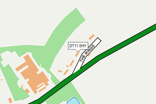 DT11 0HY map - OS OpenMap – Local (Ordnance Survey)