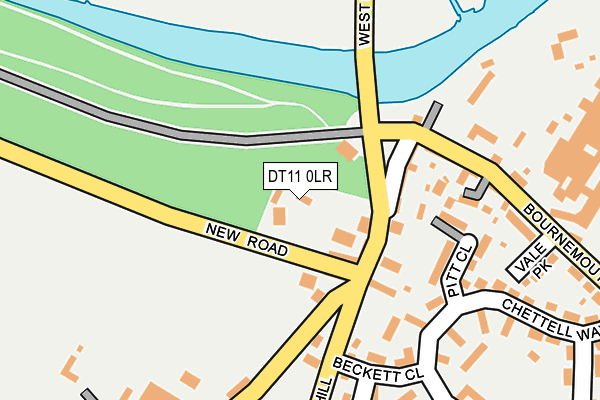 DT11 0LR map - OS OpenMap – Local (Ordnance Survey)