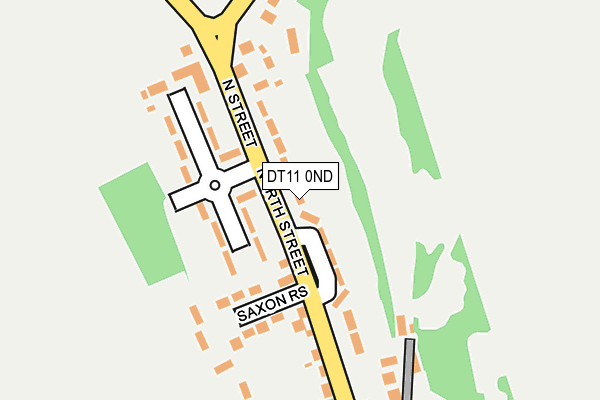 DT11 0ND map - OS OpenMap – Local (Ordnance Survey)