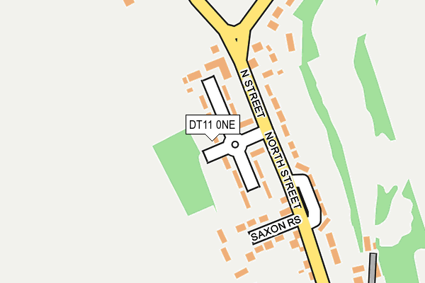 DT11 0NE map - OS OpenMap – Local (Ordnance Survey)