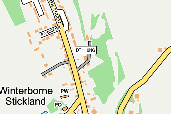 DT11 0NG map - OS OpenMap – Local (Ordnance Survey)