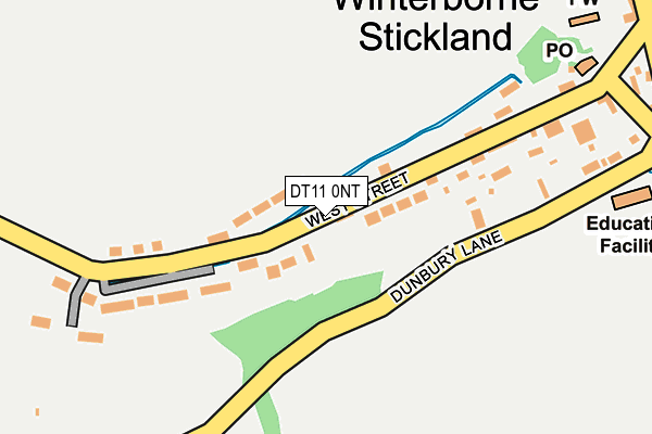 DT11 0NT map - OS OpenMap – Local (Ordnance Survey)