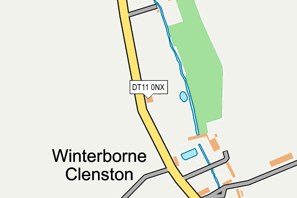 DT11 0NX map - OS OpenMap – Local (Ordnance Survey)