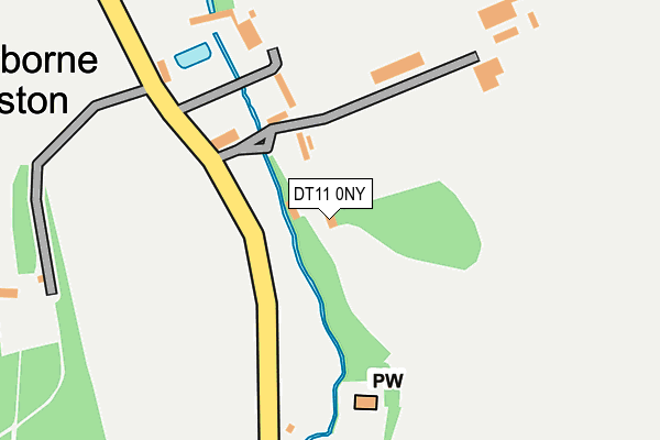 DT11 0NY map - OS OpenMap – Local (Ordnance Survey)