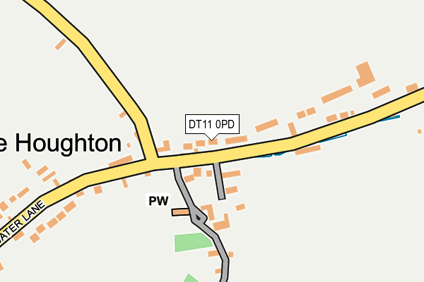 DT11 0PD map - OS OpenMap – Local (Ordnance Survey)