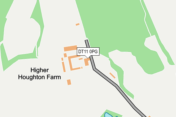 DT11 0PG map - OS OpenMap – Local (Ordnance Survey)