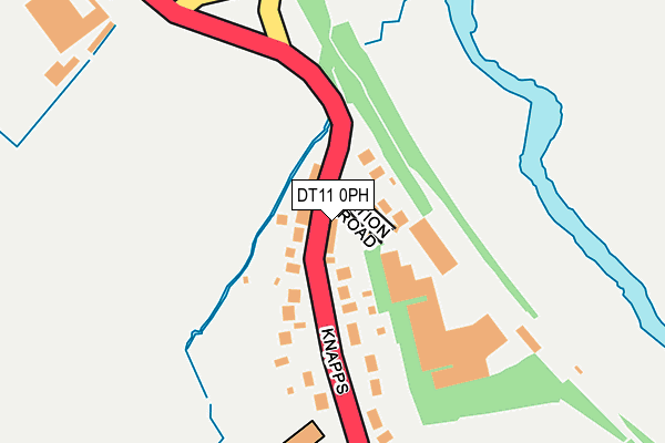 DT11 0PH map - OS OpenMap – Local (Ordnance Survey)