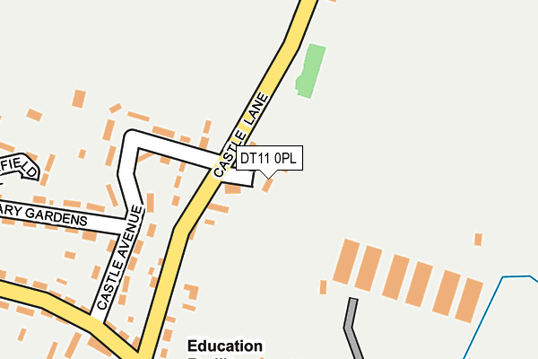 DT11 0PL map - OS OpenMap – Local (Ordnance Survey)