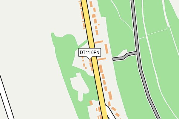 DT11 0PN map - OS OpenMap – Local (Ordnance Survey)