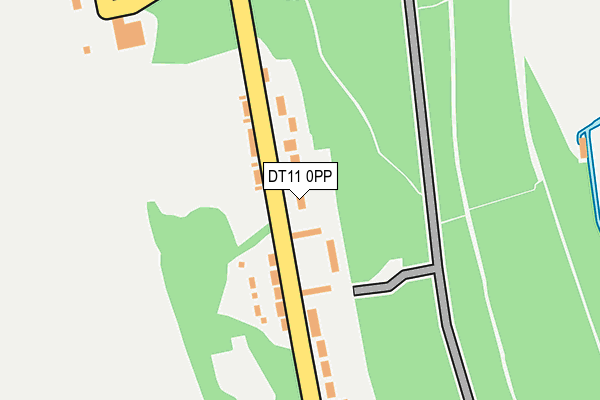 DT11 0PP map - OS OpenMap – Local (Ordnance Survey)