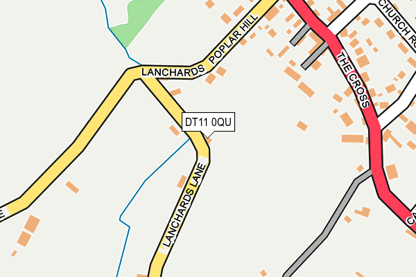 DT11 0QU map - OS OpenMap – Local (Ordnance Survey)