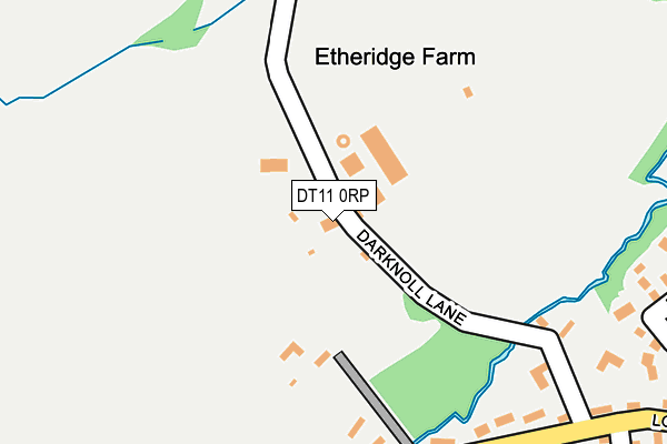 DT11 0RP map - OS OpenMap – Local (Ordnance Survey)