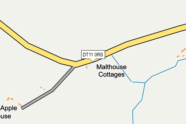 DT11 0RS map - OS OpenMap – Local (Ordnance Survey)