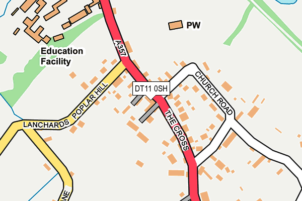 DT11 0SH map - OS OpenMap – Local (Ordnance Survey)